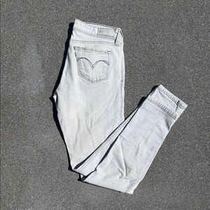 Levi's Light Gray Skinny Jeans - Women's